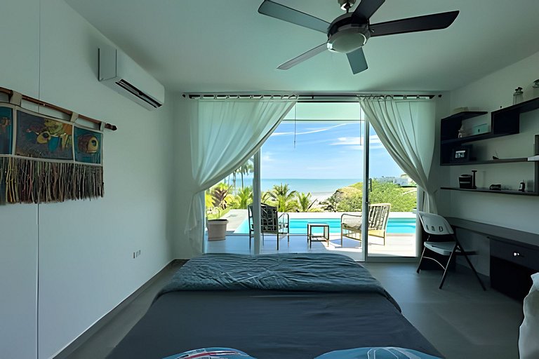 Hermosa casa con vista al mar en Jama Campay