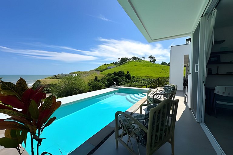 Hermosa casa con vista al mar en Jama Campay