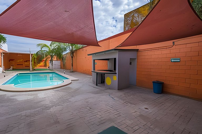 Hermosa Casa con Alberca 1 Habitación