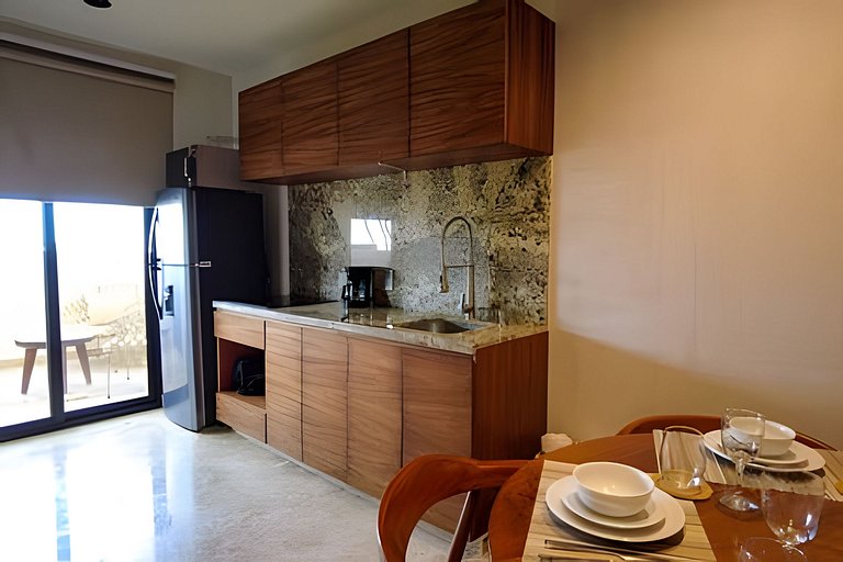 Departamento con alberca privada en Tulum