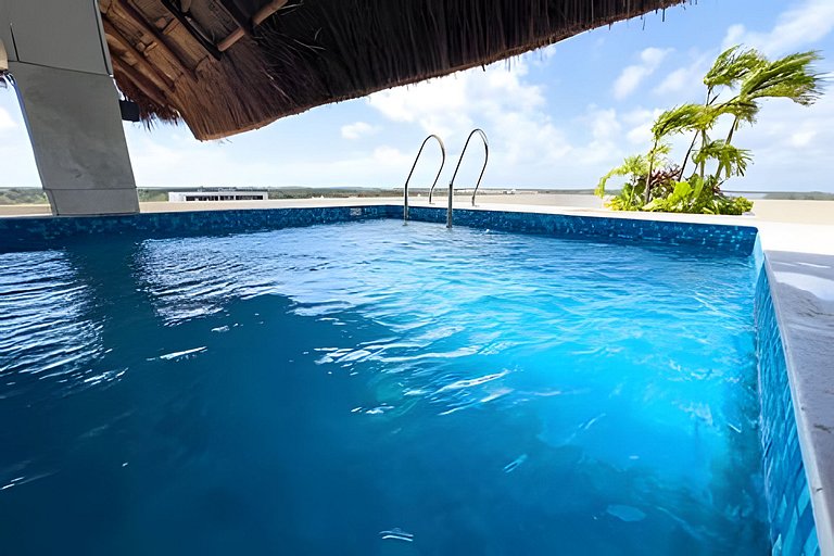 Departamento con alberca privada en Tulum