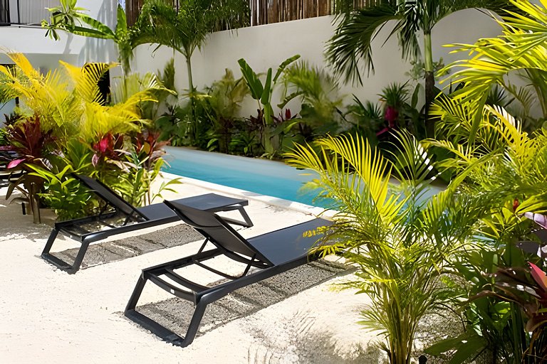 Departamento con alberca privada en Tulum