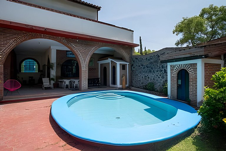 Casa con alberca y jardín privado en Yautepec